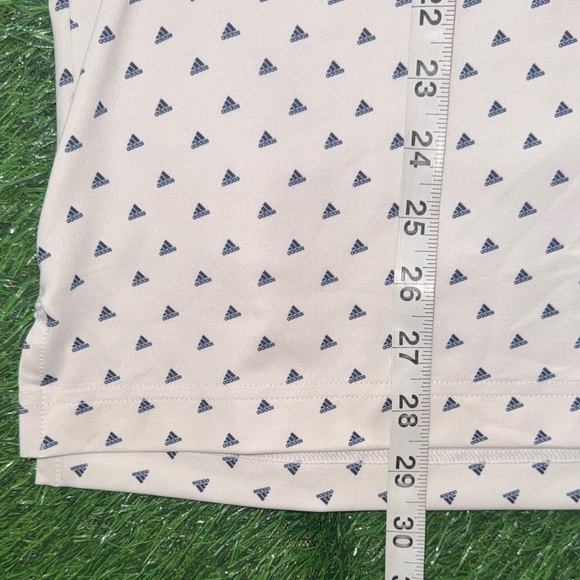 Adidas Blue Polo with White Accents - Picture 4 of 7